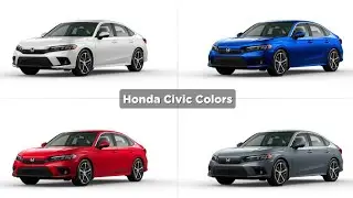 New 2022 Honda Civic Sedan - Colors and Trims