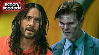 morbius (2022) - morbius fights milo in the subway and escapes by flying