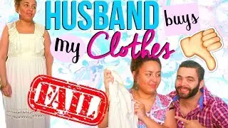 HUSBAND BUYS WIFE OUTFITS! | SHOPPING CHALLENGE 2017 | Page Danielle