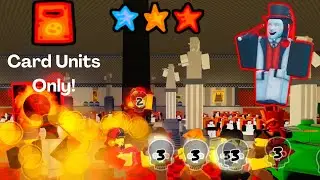 Card Units Only Challenge (Chapter 3 Section 2 3 Star) [The Battle Bricks]