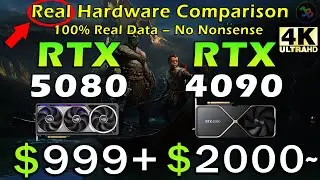 RTX 5080 vs RTX 4090 | 4K | REAL Test in 10 Games | Rasterization, Ray Tracing, DLSS 4 MFG