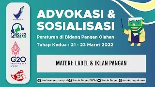 8 Label dan Iklan Pangan Olahan Batch 2 tahun 2022