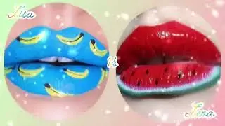 Lisa vs Lena#Foodmakeup#choices #viralvideo #lisaandlena #cute #choices 