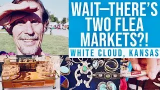 SURPRISE WHITE CLOUD SWAP MEET! | ANTIQUE & VINTAGE SHOPPING