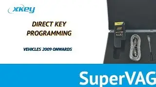 SUPERVAG - Direct Key Programming Vehicles 2009 Onwards