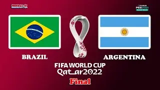 FIFA World Cup FINAL | BRAZIL vs ARGENTINA | Crazy Comeback | PES 2021 Gameplay PC