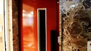 1960s Schlieren fast traction elevator (very busy) @ Via Pretorio 5, Lugano, Switzerland