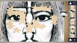 Optical Illusion jigsaw puzzle game 😵‍💫🥴👀🧩//@jigsawpuzzle45