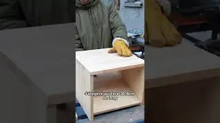 20 min pour fabriquer cette table de chevet ! 🔥