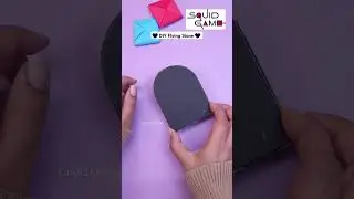 How to make Flying Stone Squid Game #squidgame🗿#flyingstone #DDAKJI #papercraft #squidgame2 #paper