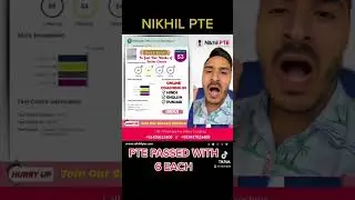 PTE PASSED WITH 6 EACH || PTE BY NIKHIL #nikhilpte #ptebynikhil #pteacademic #pteonlinecoaching