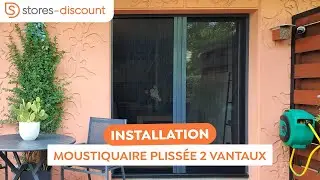 Comment installer votre moustiquaire plissée 2 vantaux ?