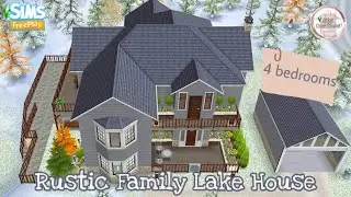 Rustic Family Lake House - Sims Freeplay Home Tour and Floorplan