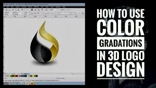 How to use Color Gradations in 3D Logo Design