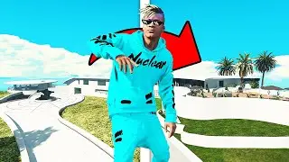 FRANKLIN VISITS NEW UPGRADED BILLIONAIRE LUXURY HOUSE of IRON MAN in GTA 5 CHOP & BOB