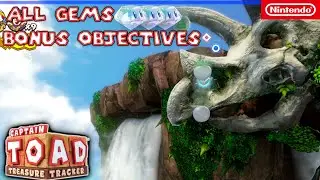 Mine Cart Cascade Crusade | All Gems | Hidden Objective | 2 Player | Husband Wife | Captain Toad