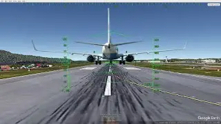 Google Earth Pro flight simulator 2025   Harrisburg - Norfolk
