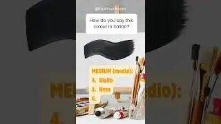 Let's learn some Italian words - Colors! #italianquiz #italian #italiano #learnitalian