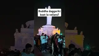 Hyderabad Boating in tank bund #buddha #hyderabad #tourist #mustvisit #explore