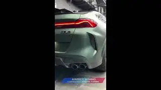 F96 X6M Burbles tune in Sport+ #bmw  #x6m #codingbmw