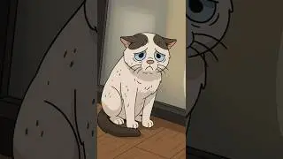 lonely poor cat #catcute #kitten #cute #sad #shorts #animals #pets #sadsong #lonely #TikTokgame