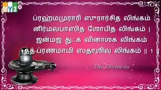 Lingashtakam   (லிங்காஷ்டகம்)