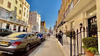 First Full National Lockdown of 2021 - Walking London Posh Side Streets, 4K Walk