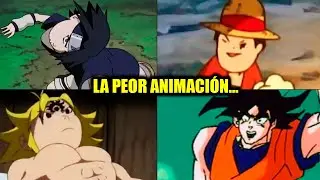 La peor animaci&oacute;n del anime para los otakus | Animes con las peores animaciones Dragon ball Naruto