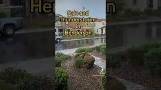 Rain and Thunderstorms in Henderson Nevada