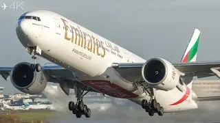 4K Planespotting at Manchester Airport- 23L Up-Close Rotations- November 2016- Part 2