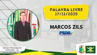 17/11/2025 - Palavra Livre - Marcos Zils