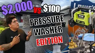 $100 vs $2000 Pressure Washer for auto detailing