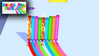 Pencil Rush 3D Gameplay Walkthrough Part 1 - android ios gaming