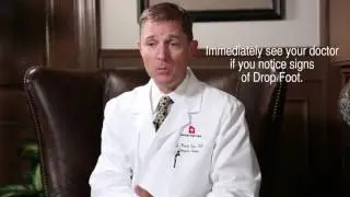 When should I see a doctor for drop foot?