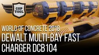 Dewalt Multi-Bay Fast Charger DCB104 World of Concrete 2018