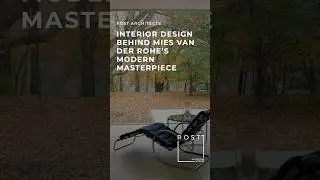 Interior Design behind Mies Van Der Rohe's Modern Masterpiece | Farnsworth House #interiordesign