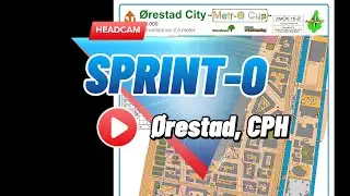Headcam orienteering: Metrocup Ørestad 2024 , CPH - 3.5KM 17C