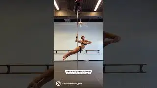 Advanced Pole Move: Dove #poletricks #poledancing #poleshapes #poletutorials
