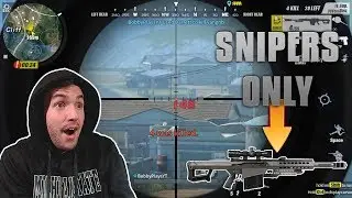 SNIPERS ONLY CHALLENGE WITH SQUADS IN RULES OF SURVIVAL WITH SUBSCRIBERS