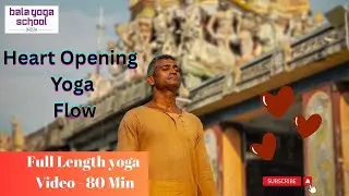 80-Minute Heart Opening Yoga Flow for Strength,  and Space | Beginner&ndash;Intermediate