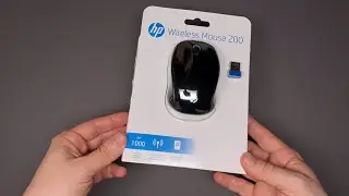 HP Wireless Mouse 200 unboxing