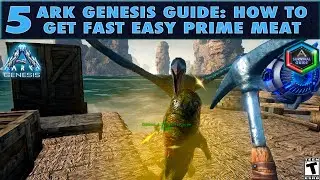 Ark Genesis Guide 5 - How to Get Fast Easy Prime Meat in Ark Genesis