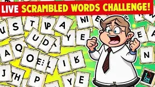 Live Scrambled Words Game #wos #wordsonstream #scrambledwords #wordgame #live #liveame #vocabulary