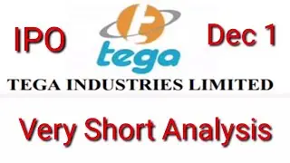 Tega Industries ipo short analysis | Tega industries ipo details in tamil @tamilmomportfolio
