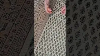 Professional repair of the side edges of Oriental rugs.