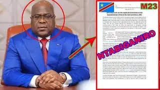 VIDEO🚨BYE BYE N'INTAMBARA ZA CONGO TSHISEKEDI YEMEYE GUSINYA AMASEZERENANO YO GUHAGARIKA IMIRWANO!