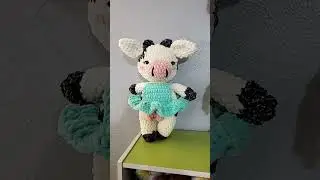 another cow!!! so cute! #art #crochet #amigurumi #cow