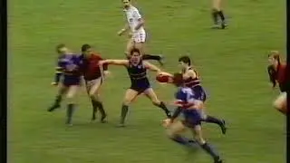 1984 - Essendon vs Footscray highlights - AFL VFL football