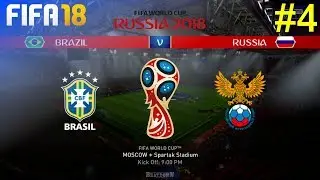 FIFA 18 - Let's Make Brazil World Champion #4: vs. Russia (Round of 16)