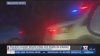 Police chase involving ICE ends in crash near Bridgeport airport